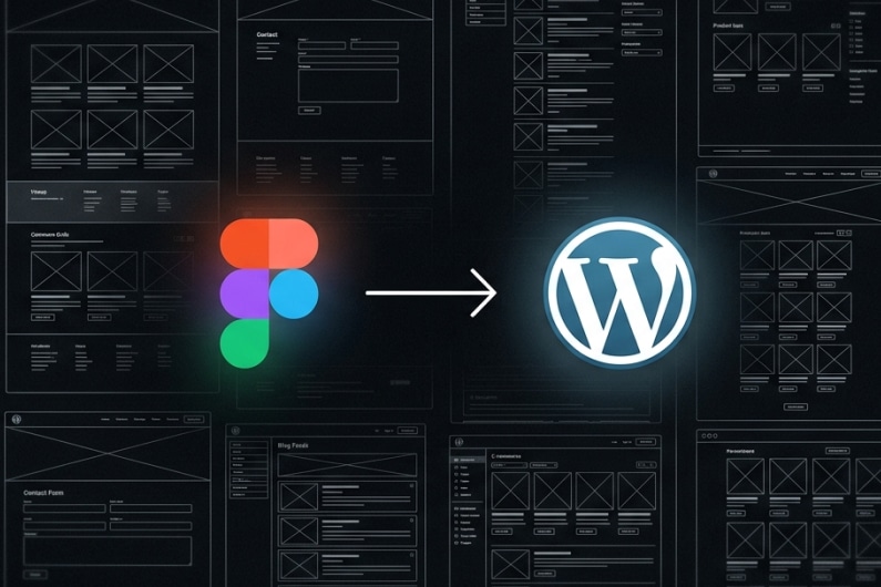 Featured (small screens) image for article: Figma to WordPress - How I Turn a Design Into a Staged Site