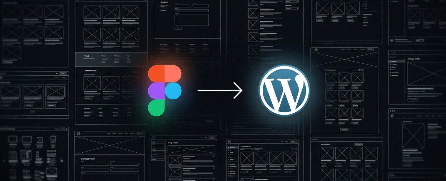 Featured image for article: Figma to WordPress - How I Turn a Design Into a Staged Site